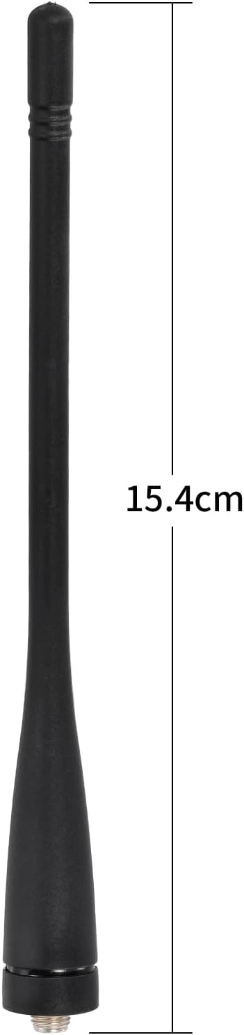 Superbat Walkie Talkie Short Antenna SMA Female Two Way Radio Antenna for Samcom FPCN30A/ FPCN10A Radio, Portable Walkie Talkies (2-Pack)