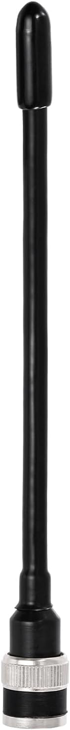 Superbat UHF Antenna 400-470MHz Two Way Radio Antenna with BNC Male Connector CB Handheld/Portable Radio Transceiver Antenna Wireless Walkie Talkie Antenna 2-Pack