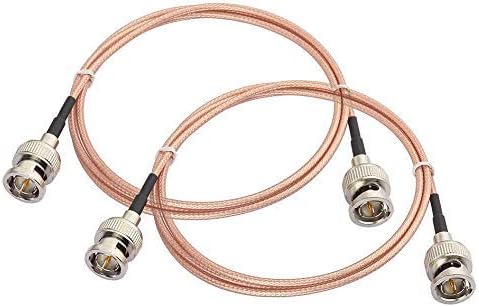 Superbat 3G HD SDI Cable BNC Jumper  75 ohm for Cameras Monitor Vedio Recorder BMCC Video Equipment Supports HD-SDI 3G-SDI 4K 8K SDI Video Cable 2Pcs