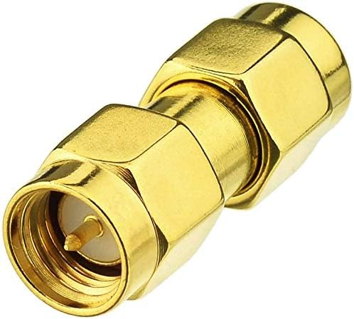 Superbat RF coaxial SMA Male to SMA Female Bulkhead RG174 Cable + 3pcs RF Coax SMA Adapter Kit for SDR Equipment Antenna Ham Radio,3G 4G LTE Antenna,ADS-B,GPS and etc