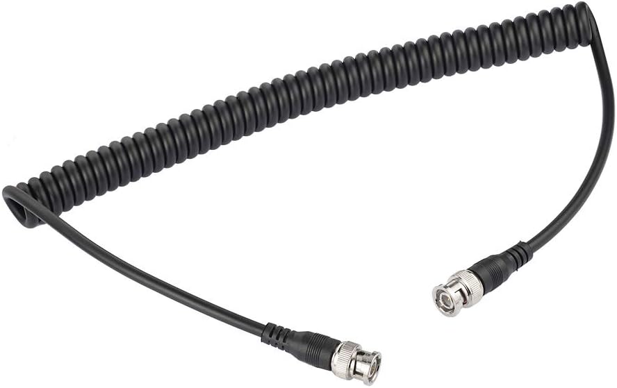 Superbat BNC 3G/HD SDI Cable (1M/3ft 75) - Coaxial Extension for Cameras and Video Equipment, Supports HD-SDI/3G-SDI (Black, 1Pcs)