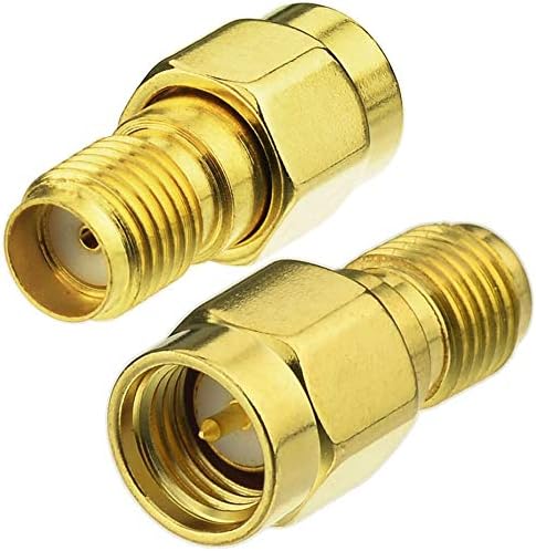Superbat RF coaxial SMA Male to SMA Female Bulkhead RG174 Cable + 3pcs RF Coax SMA Adapter Kit for SDR Equipment Antenna Ham Radio,3G 4G LTE Antenna,ADS-B,GPS and etc