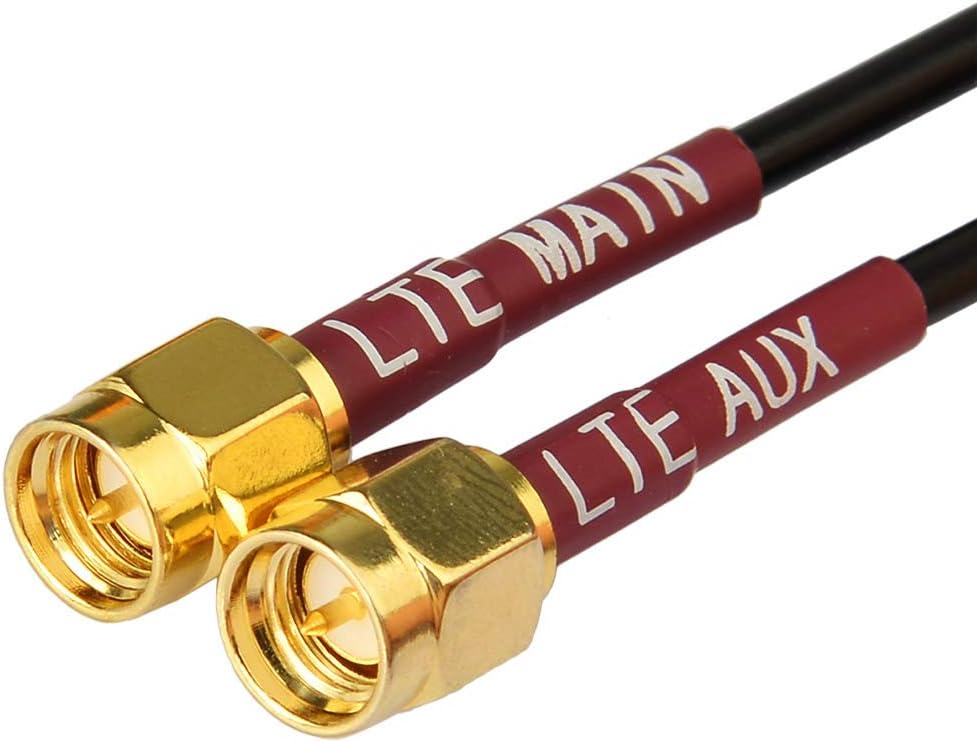 Superbat 4G LTE Antenna Dual Band MIMO Magnetic Mount Omni-Directional Dual SMA Male Antenna for Verizon AT&T T-Mobile Sprint 4G LTE Router Gateway Modem Wireless Router