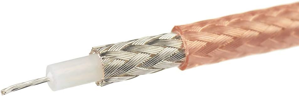 Superbat F-Type Cable, 75 Ohm TV Coax Cable for TV Modem Tuner High-Speed Internet, Broadband and Digital CATV Aerial, Satellite Cable Extension etc.