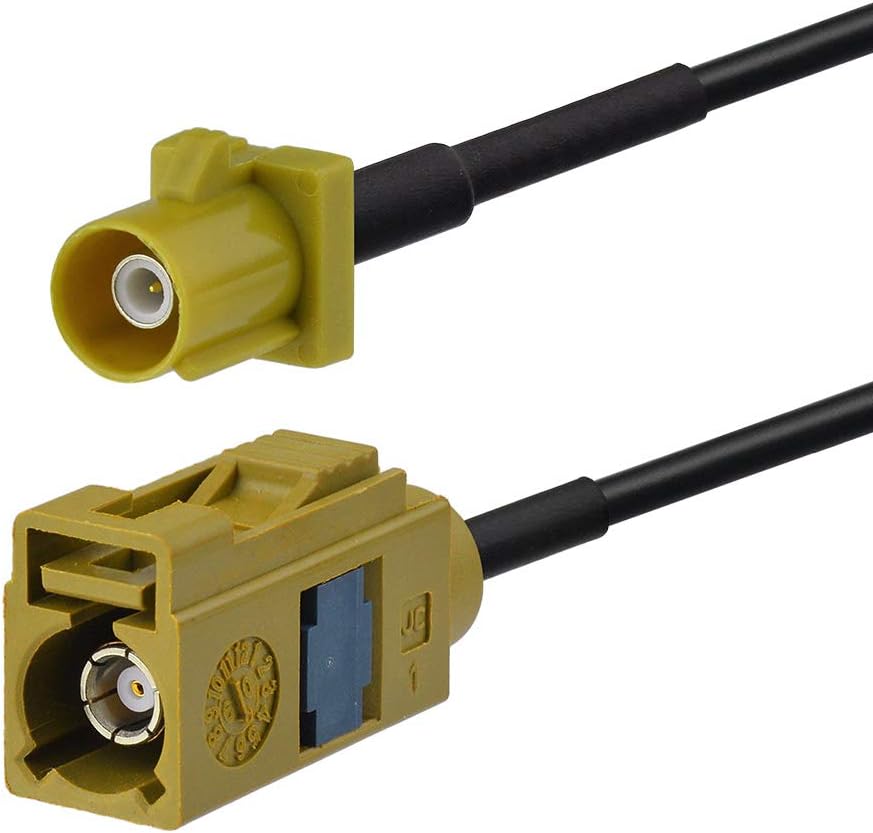 wlaniot Fakra K Female to Male Pigtail Cable RG174 16.4ft Sirius Antenna Extension Cable Truck/RV XM Satellite Radio Antenna