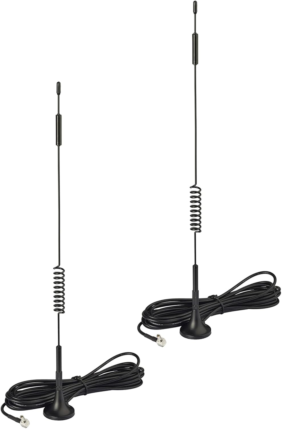 Superbat 7dBi External Magnetic Coil Antenna TS9 Connectors Antenna for Modem Dongle AT&T Nighthawk M5 / MR5100 M1 / MR1100, Verizon Jetpack 8800L MiFi Hotspots 2-Pack