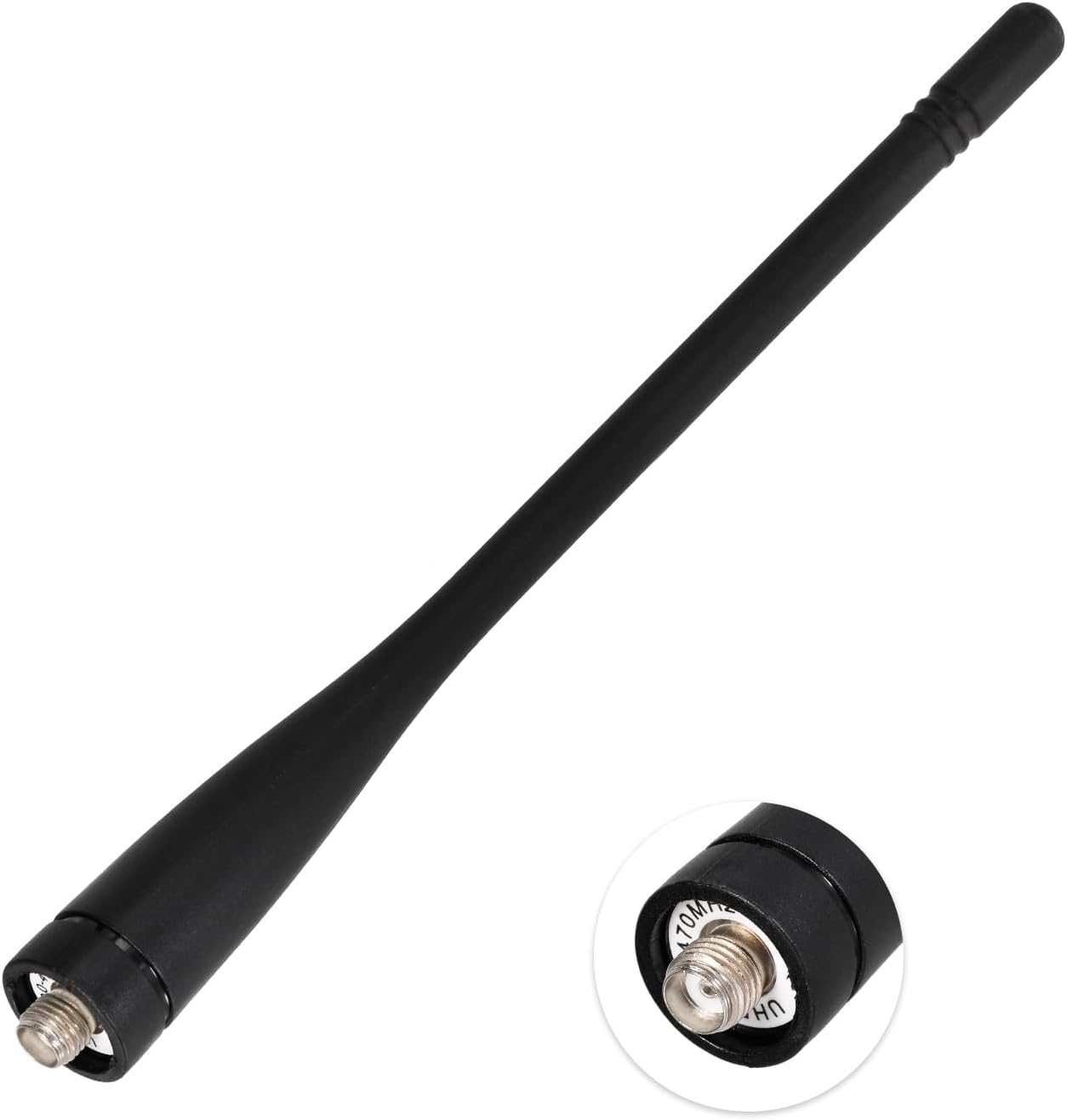 Superbat Walkie Talkie Short Antenna SMA Female Two Way Radio Antenna for Samcom FPCN30A/ FPCN10A Radio, Portable Walkie Talkies (2-Pack)