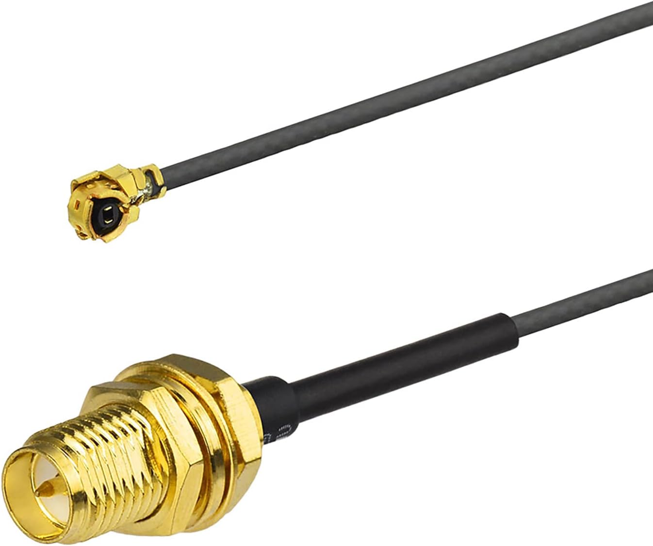 Superbat U.FL to RP-SMA Pigtail 12inch RP SMA Female to UFL/IPEX Cable for Wireless Routers Mini PCIe Cards Network PCI WiFi External Antenna Mod Tmobile Gateway 5-Pack