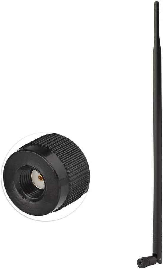 Superbat 900MHz 3G 4G Antenna 9Dbi External Omni Rubber Duck Antenna with RP-SMA Connector + RP-SMA Female to SMA Male Adapter for Router Security Camera Gateway Modem etc.