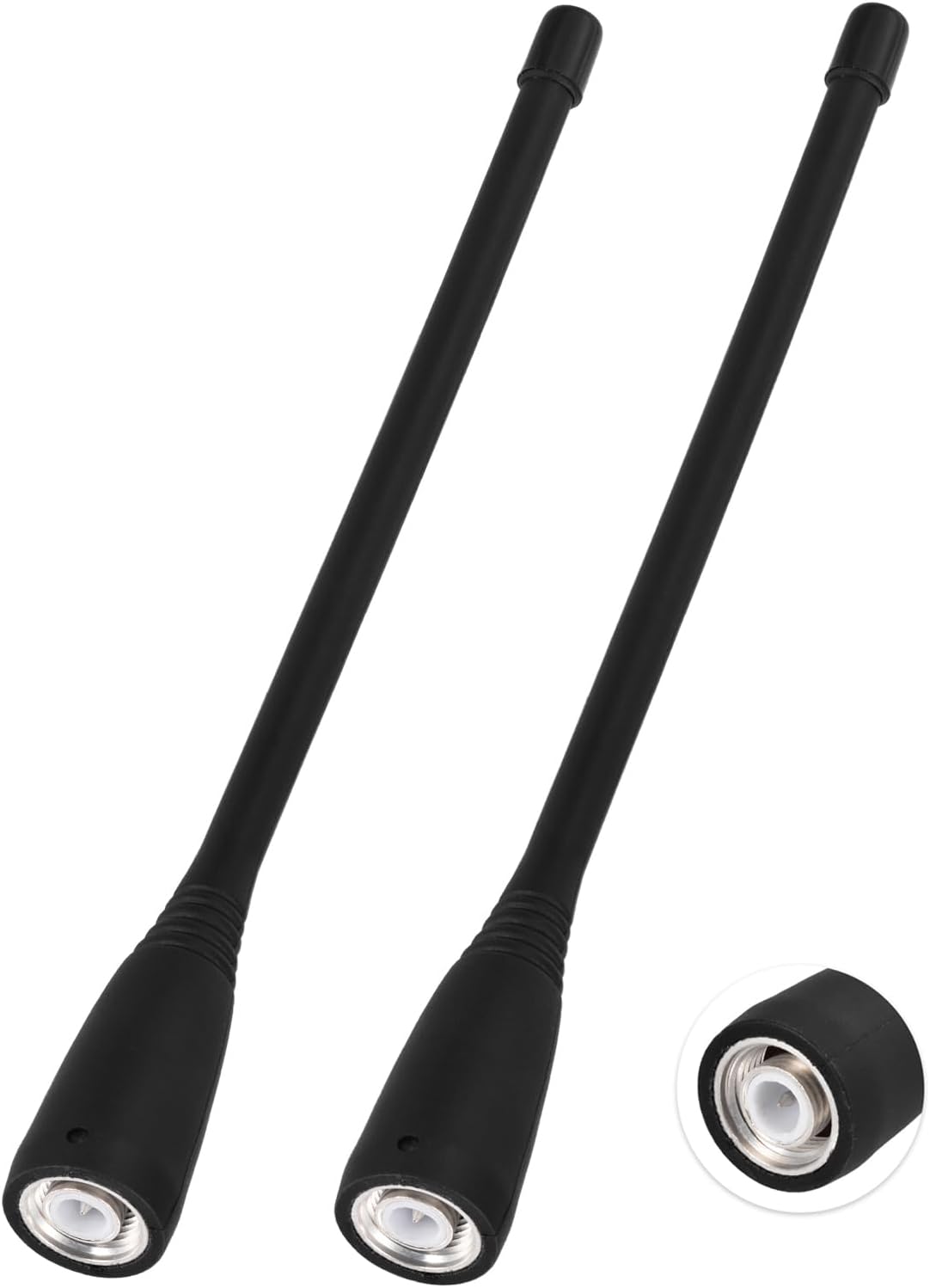 Superbat RTK Radio Antenna 400-470MHz UHF Antenna TNC Male Two Way Antenna (2-Pack) Radio Transceiver Antenna Scanner Antenna Walkie Talkie Antenna