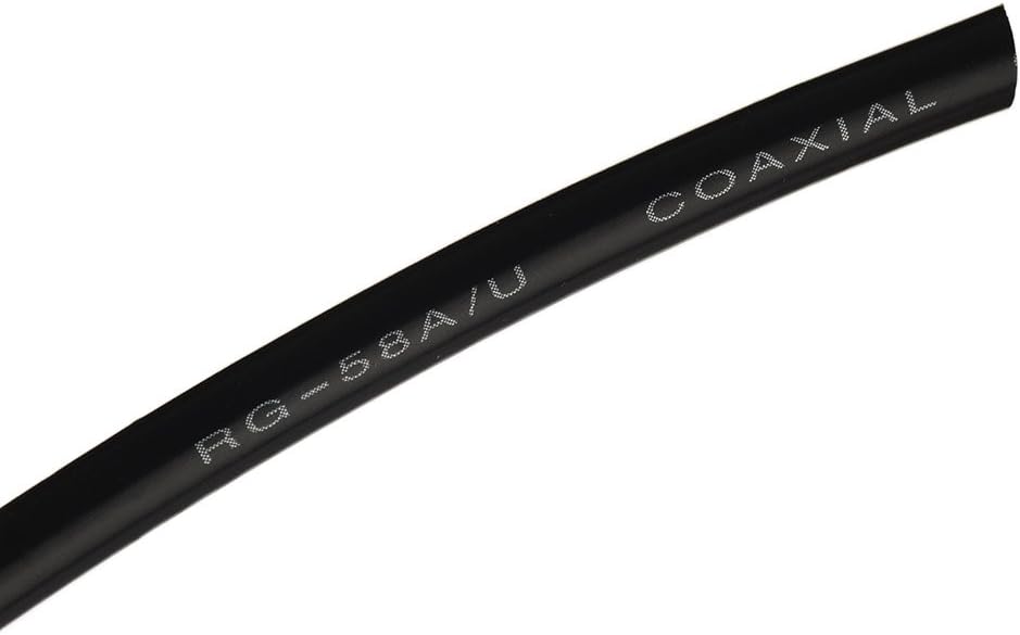 SUPERBAT PL259 Cable UHF RG58 Coaxial Cable 6ft, PL-259 Coax Jumper + SMA/BNC/PL259/SO239 Adapter Kit for CB Ham Radio Amateur,SWR Meter Two-Way Radio Applications