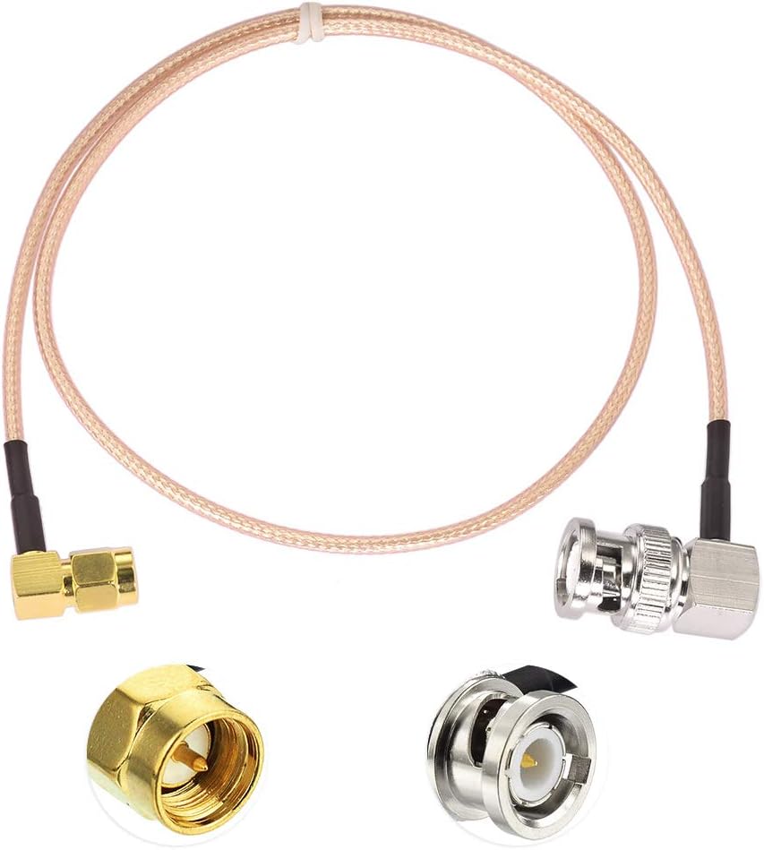 Superbat SMA to BNC Coaxial Cable Pigtail - RG316 Jumper, 20Inch, 2Pcs