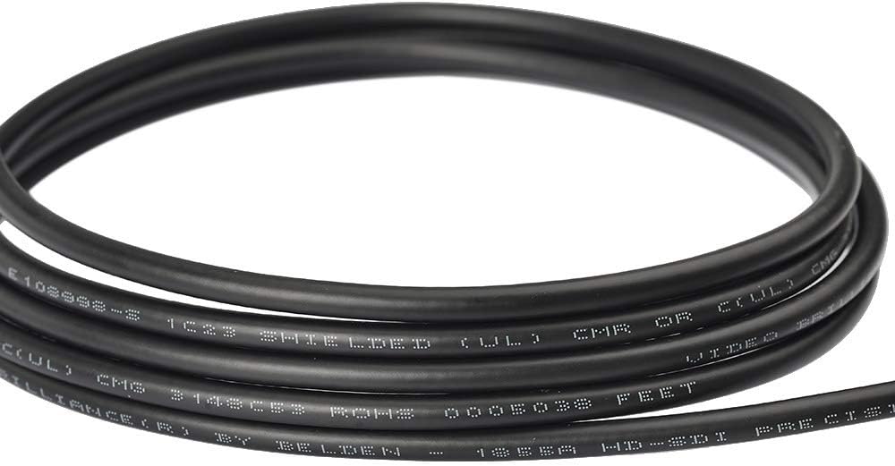 Superbat 3G 6G SDI Cable (Belden 1855A) DIN 1.0/2.3 to BNC SDI Cable for Blackmagic BMCC/BMPCC Video Assist 4K Transmissions and HyperDeck Cameras 2-Pack