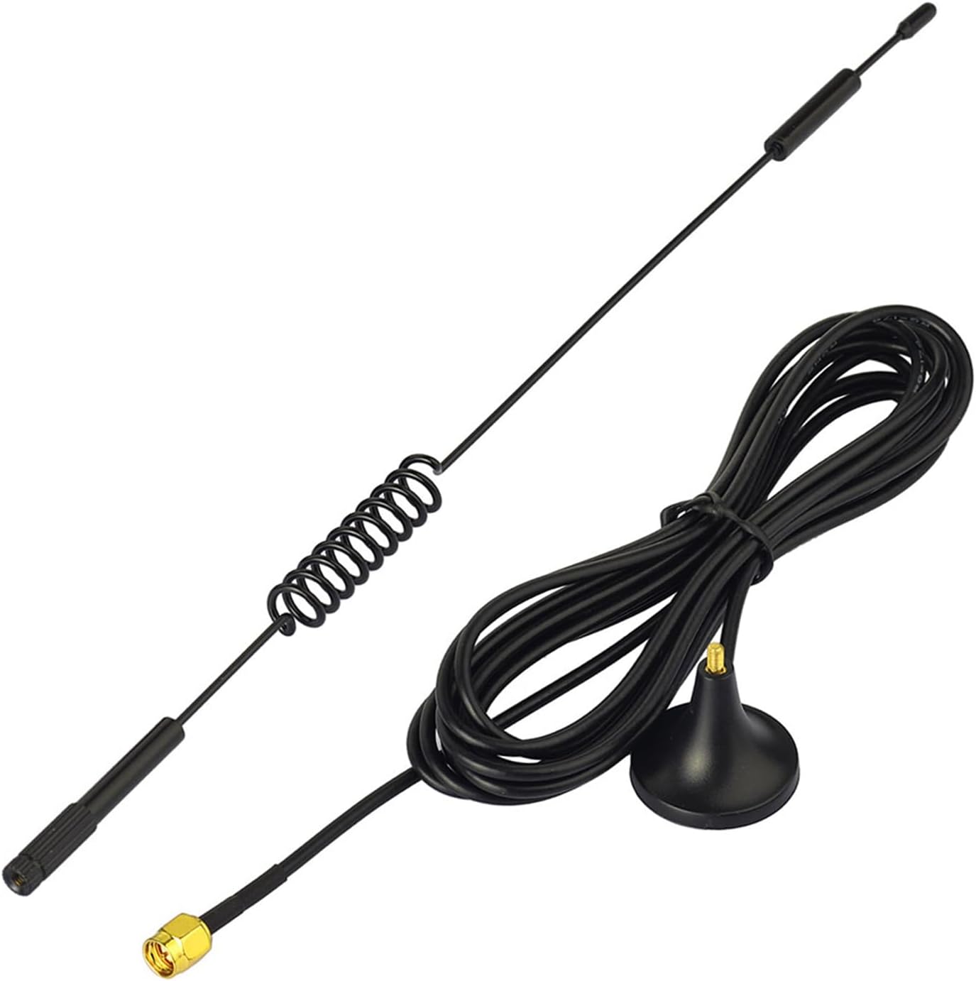 Superbat 4G LTE Antenna 7dBi Magnetic SMA Male Cellular Antenna 2-Pack for 4G LTE Wireless CPE Router Hotspot Cellular Gateway Industrial IoT Router Game Camera Security Camera