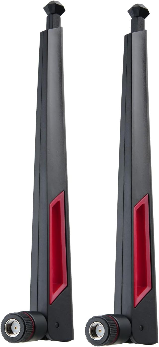 Superbat Dual Band 2.4GHz 5GHz 5.8GHz Antenna WiFi Antenna Replacement for Desktop PC Furrion Back Up RV Camera Booster Wireless Signals 2-Pack