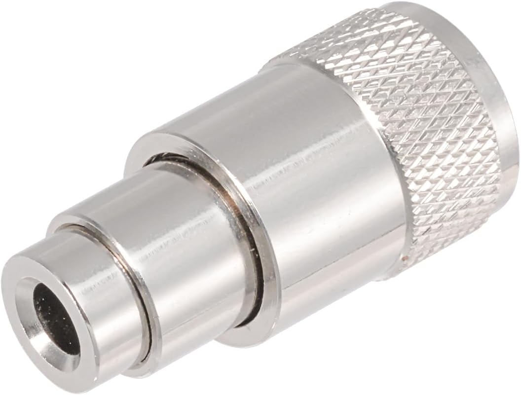 Superbat PL259 Coax Connectors PL259 UHF Male Solder Coax Connector for RG8X RG58 LMR240 RG8 Coaxial Cable Compatiable with Ham Radio CB Antenna etc.5-Pack