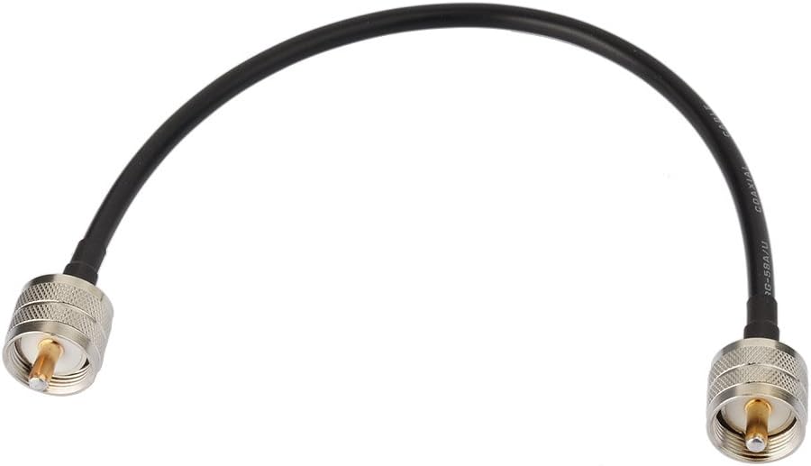 Superbat UHF Male PL-259 to UHF Male PL-259 Low Loss Digital Coax UHF Jumper Cable  for HAM & CB Radio,Antenna Analyzer,Dummy Load,SWR Meter
