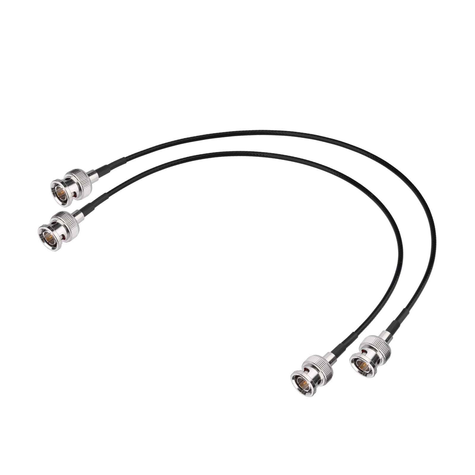 Superbat 2ft BNC Male to Male HD HDSDI 3G 4K 6K Video Cable for Splitter Converter Monitor Switcher, Supports HD-SDI/3G-SDI Video (2-Pack)