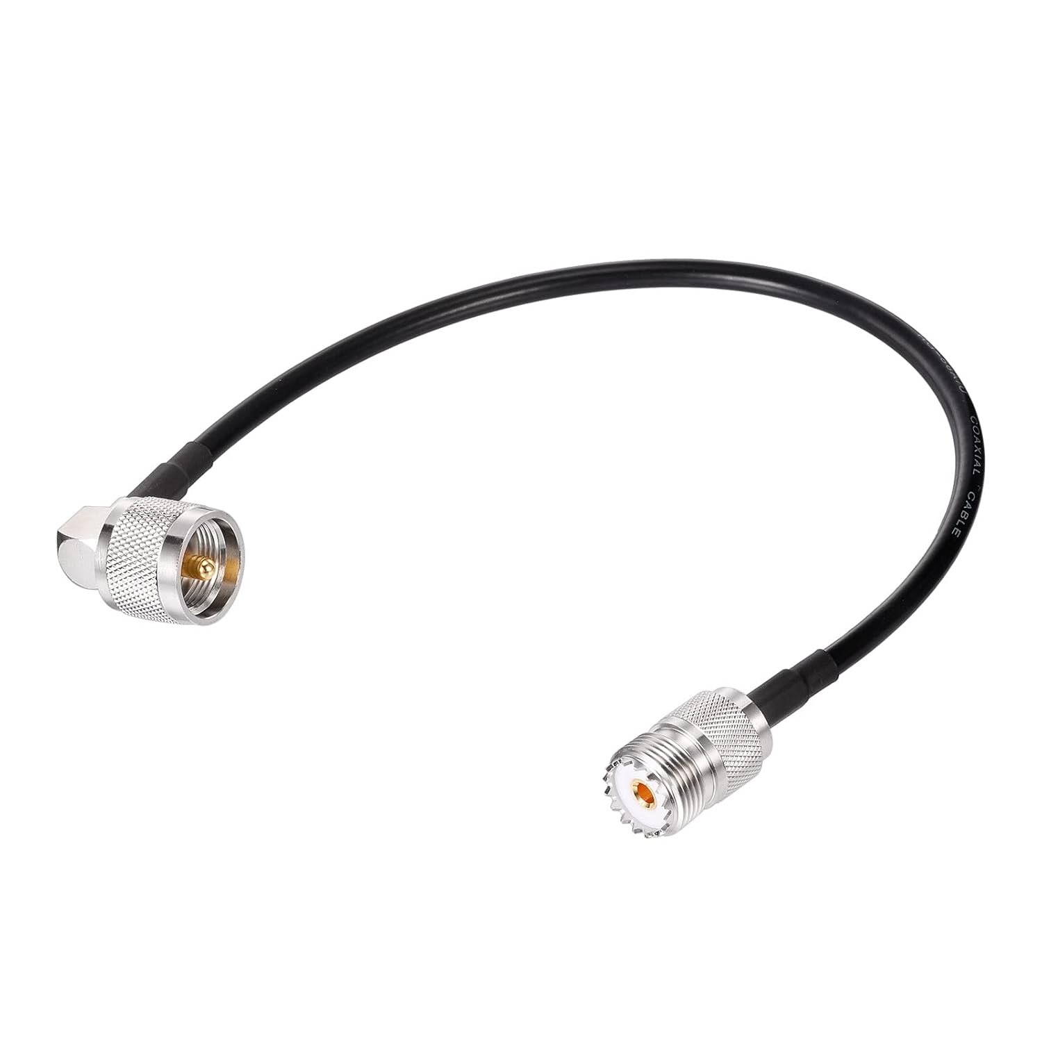 Superbat CB Antenna Cable 12inch UHF PL259 Male to SO239 Female RG58 Antenna Extension Coax Jumper Cable for Radio Antenna Scanner Antenna Analyzer Dummy Load SWR Meter etc. 2pcs