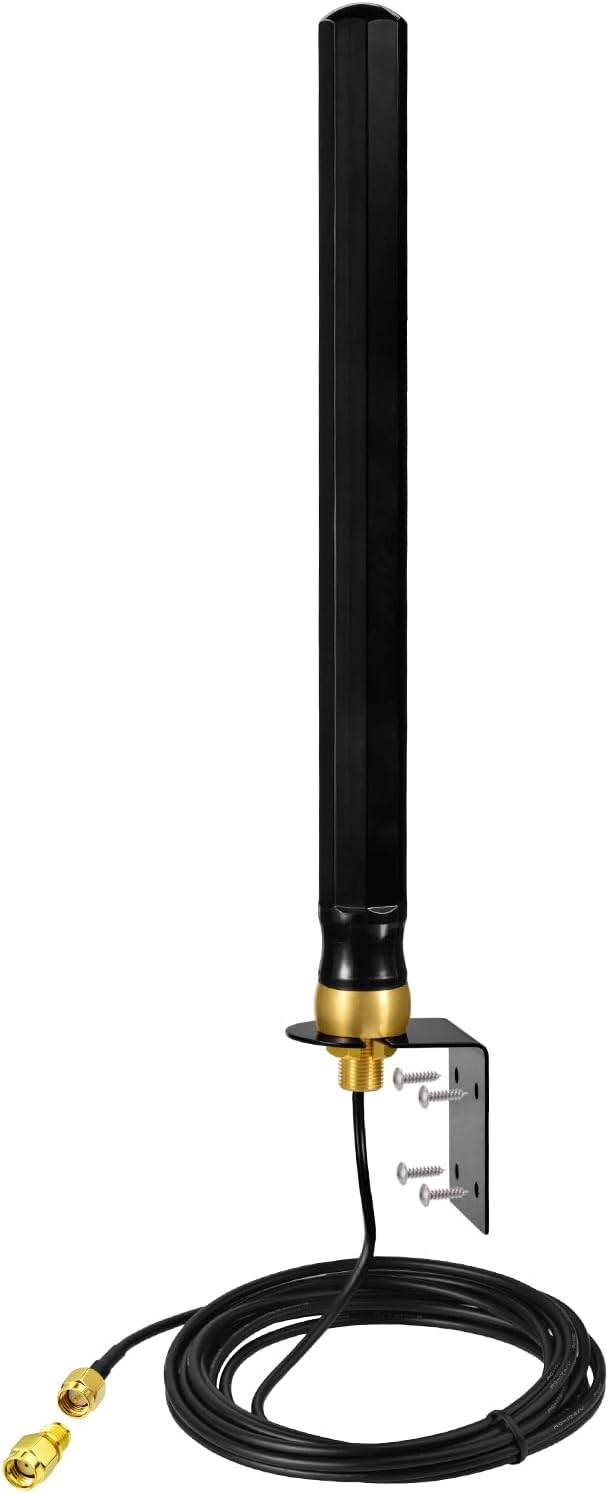 Superbat Outdoor 4G LTE SMA Antenna Wall Mount Antenna Cellular Trail Camera Antenna for Extended Receiver Muddy Cellular Hunting Trail Game Camera Cam Router Gateway