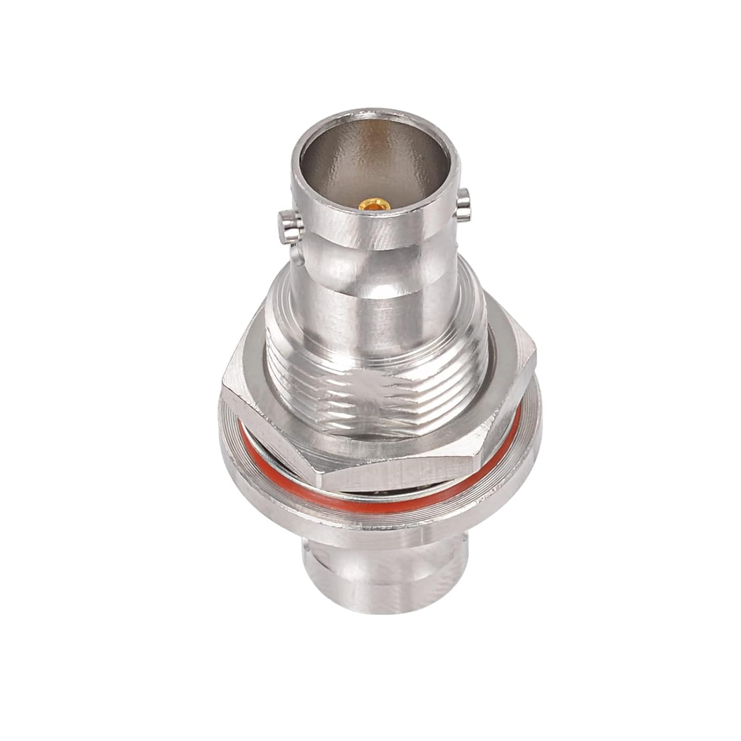 Superbat BNC Female to Female Bulkhead Connectors 75 Ohm BNC Barrel Coupler Connector for 3G/6G HD SDI Cable Switcher CCTV Video Camera System 2-Pack