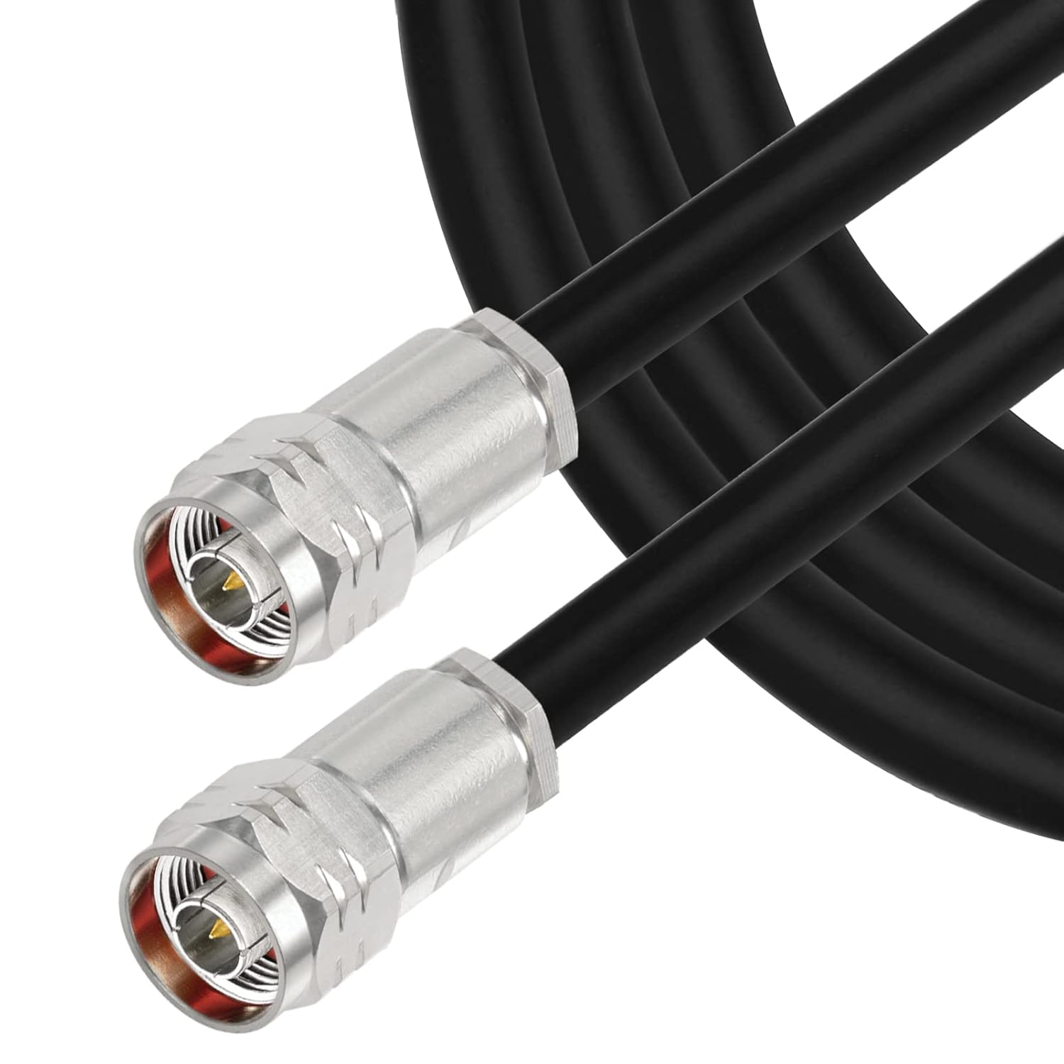 Superbat N Cable 5ft Heavy Duty Ultra Low Loss N Male to N Male Cable 50 ohm Jumper for Signal Booster ADS-B Antenna WiFi Router Repeater 3G/4G/5G Receiver etc.