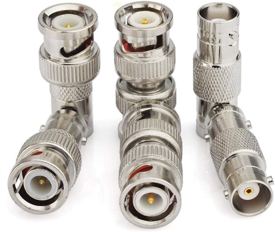 Superbat BNC Adapter Kit BNC Male/Female to Male/Female RF Coax Coaxial Connector Kit 6 Pcs