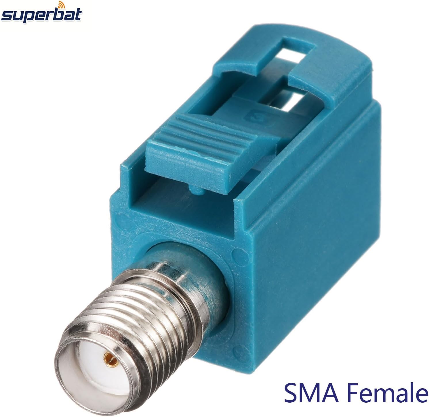 Superbat Fakra Z Female to SMA Female Vehicle GPS Antenna Adapter Connector 2Pcs for GPS Navigation Satellite Radios Car Stereo Android Head Unit 4G LTE Telematics Bluetooth Module