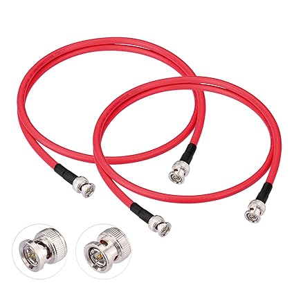 Superbat Short 3G/6G/12G SDI Cable BNC Video Cable 75 Ohm for 4K/6K 1080P 3G/6G Camera Monitor Video Switcher Recorder SDI Converter,Precision BNC Jumper 2-Pack