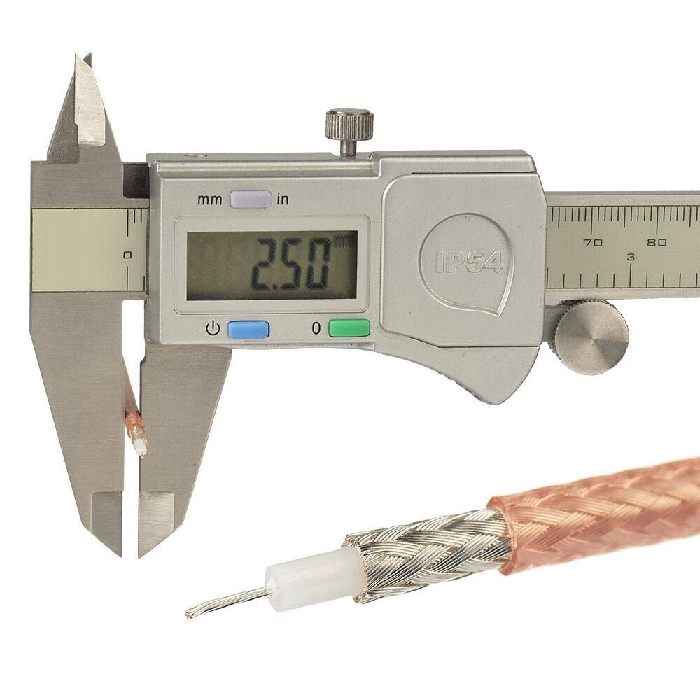 SUPERBAT SMA Extension 3ft Male to Male Right Angle Connector RG316 Cable Jumper for FPV Antenna Router WiFi Network Analyzer etc. 2-Pack