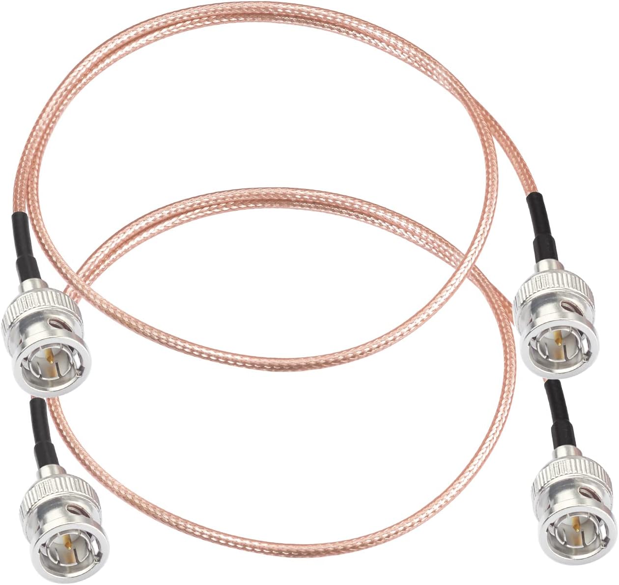 Superbat 3G HD SDI Cable BNC Jumper  75 ohm for Cameras Monitor Vedio Recorder BMCC Video Equipment Supports HD-SDI 3G-SDI 4K 8K SDI Video Cable 2Pcs