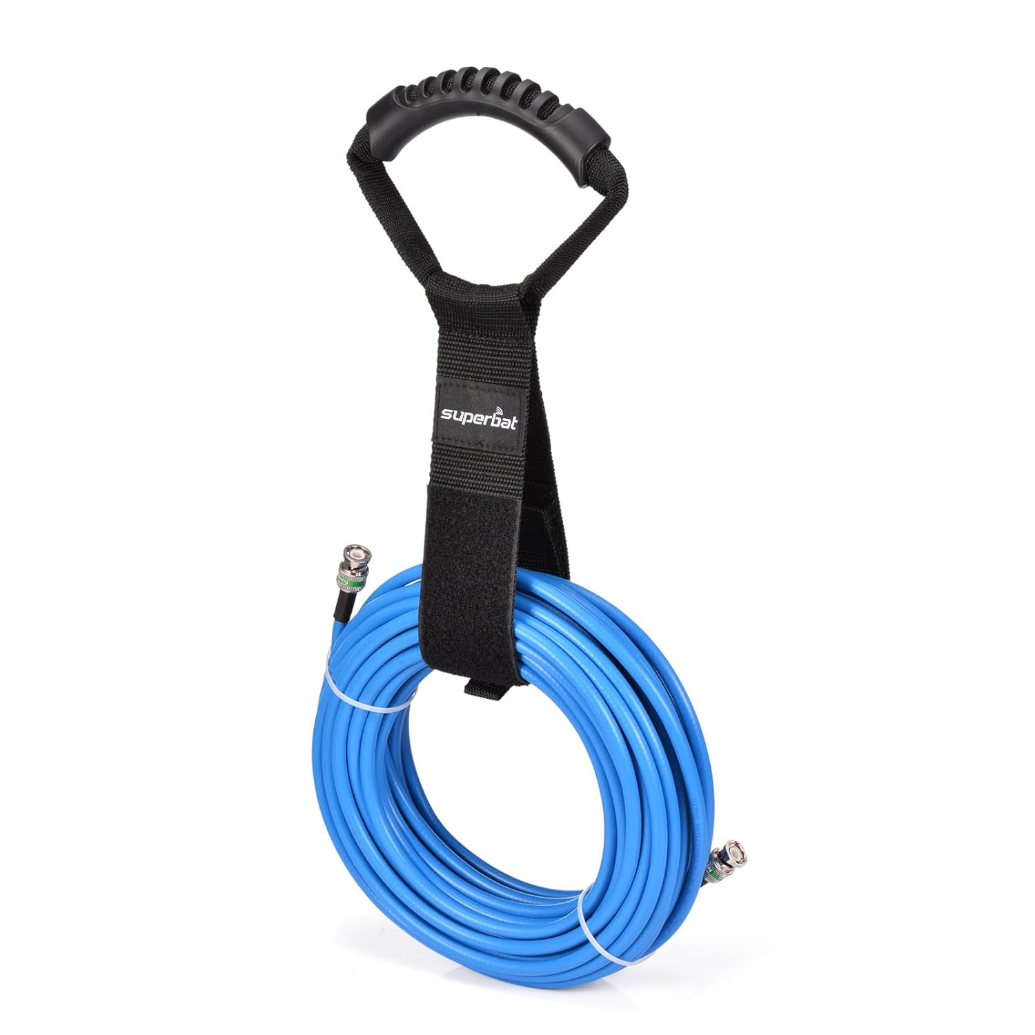 Superbat Cable Straps 2-Pack Carrying Strap Organizer for Heavy-Duty SDI Cable, Electrical Extension Cords, Garden Hoses etc.