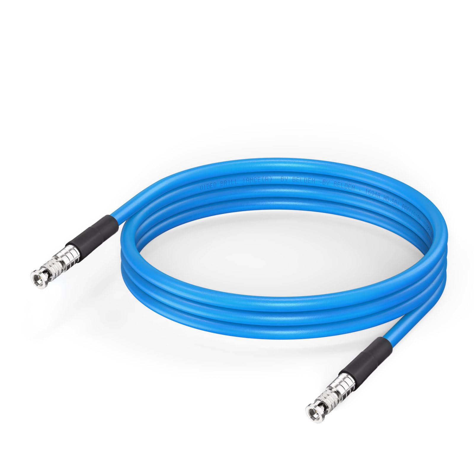 Superbat HDBNC Cable HDBNC Male to Male 75 Ohm Precision Belden 1694A Cable Broadcast-Grade Supports 3G/6G/12G-SDI, for Camera Monitor Router Video Switcher (3ft)