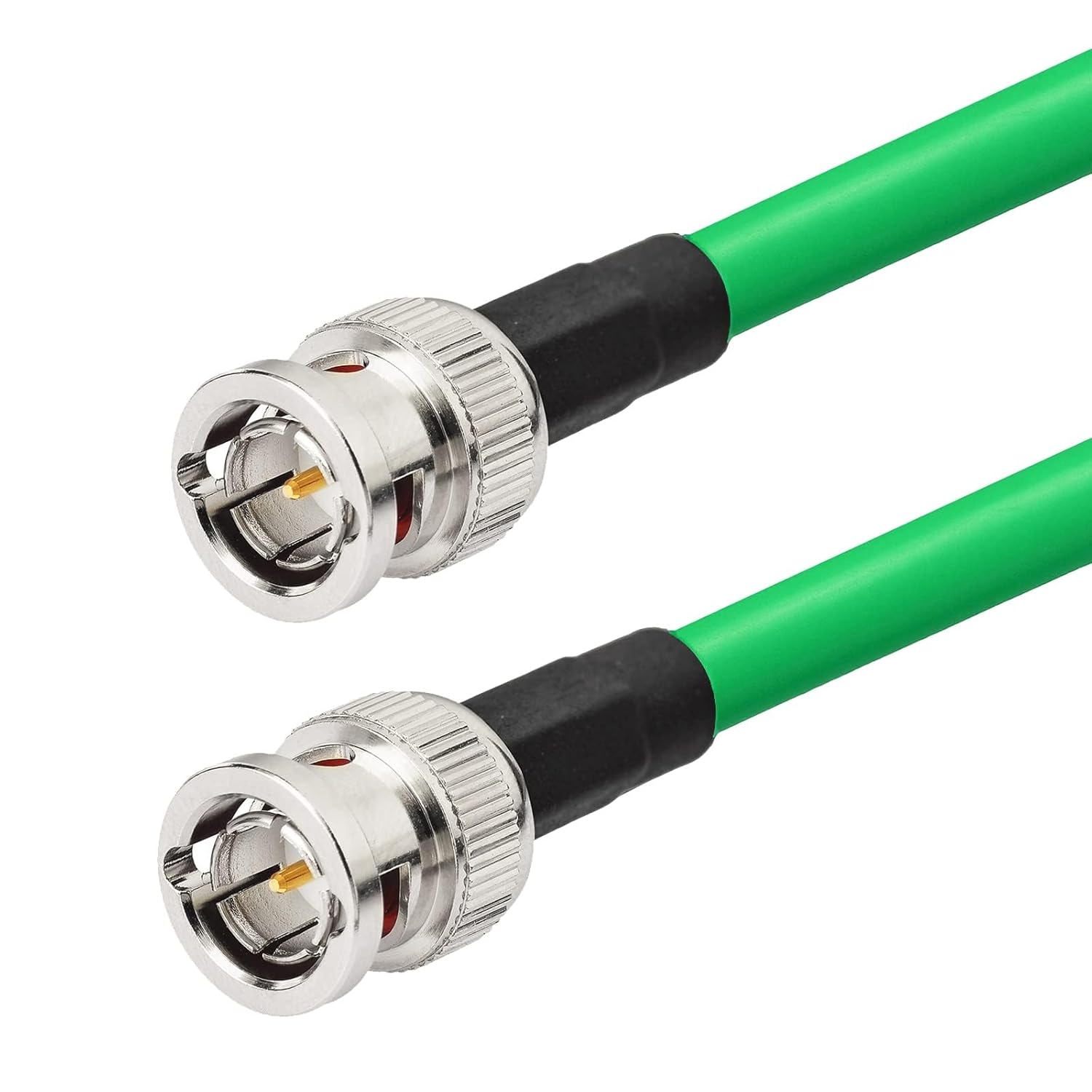 Superbat 3G/6G/12G SDI Cable 50ft Belden 1694A Green BNC Cable 75 ohm,Support UHD 3G-SDI/6G-SDI/4K/6K Video Recoder Converter, Precision SDI Camera Wire