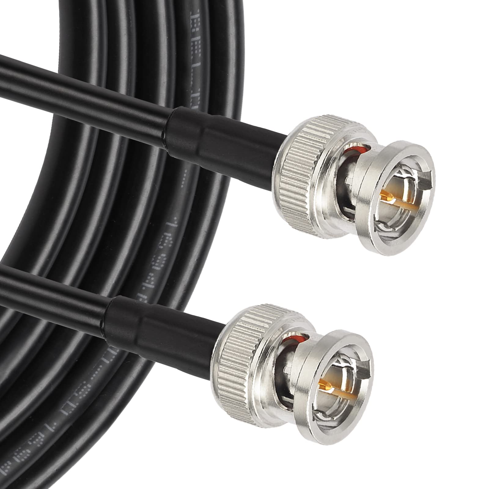 Superbat SDI Cable 50ft BNC Cable 3G/6G/12G (Belden 1694A Black) Supports HD-SDI/3G-SDI/4K/8K Video Security Camera CCTV Systems, SDI Precision Video Wire