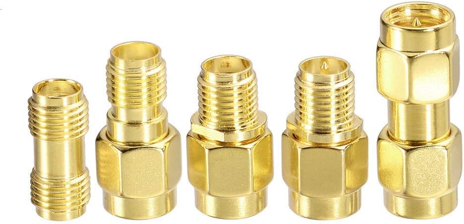 SUPERBAT SMA Male to SMA Female Coaxial Coax Cable 20inches 50cm+ 5pcs RF Coax Adapter Kit for WiFi/Ham Radio/GPS/3G 4G LTE Antenna, LNA rtl sdr etc.