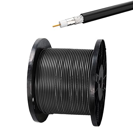 Superbat Belden 1694A Coax Cable 100ft 75 Ohm Coaxial Cable Low Loss Precision Video Wire High Speed Support 3G/6G/12G SDI/4k/8K Video,Professional SDI Applications