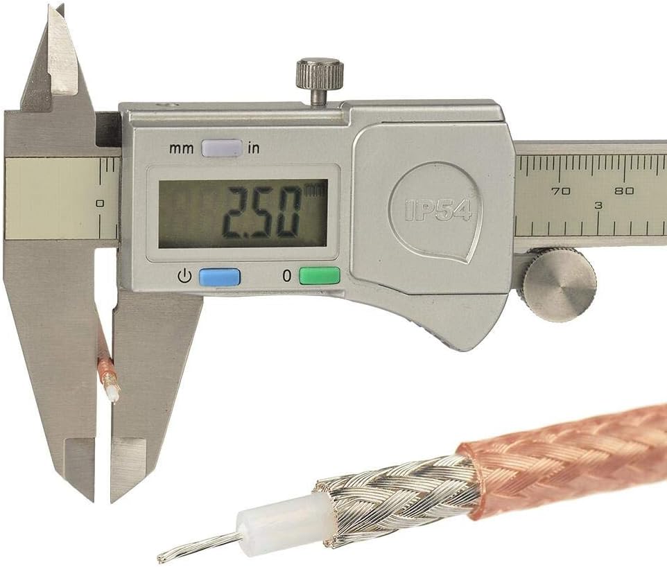 SUPERBAT SMA to BNC Cable Pigtail,SMA Male 90-Degree to BNC Male Adapter Right Angle Using RG316 Jumper RF Coaxial Cable, 20Inch 2Pcs