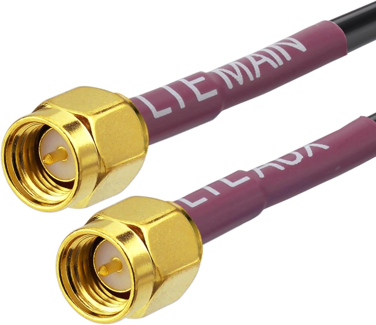 SUPERBAT 4G LTE SMA Male MIMO Antenna Adhesive Magnet Mount with 10ft Extension Cables for Verizon AT&T T-Mobile Sprint 4G LTE Router Cellular IoT Gateway Mobile Broadband Modem Hotspot