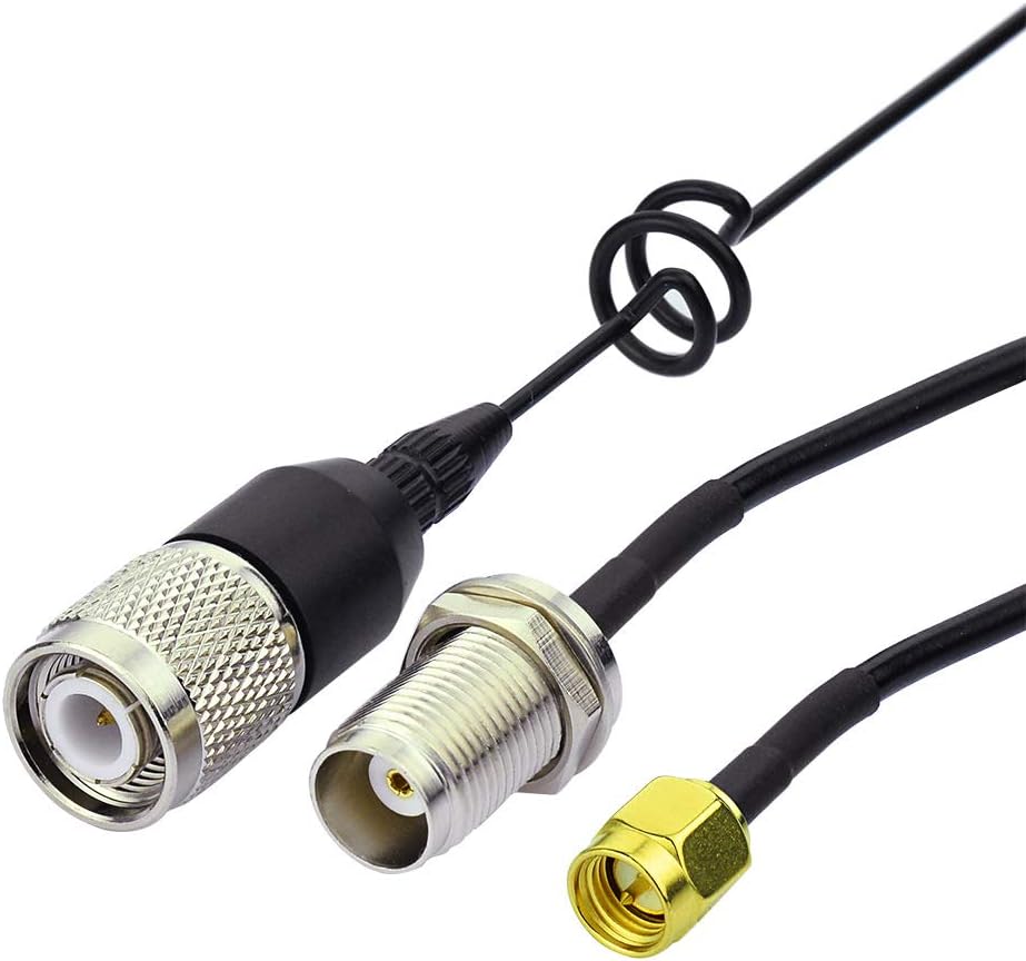 SUPERBAT 800/900MHz Wide Band Omni-Directional LoRa Antenna with SMA Cable for Cellular Router, Gateway, Repeater, Modem, Trail Camera