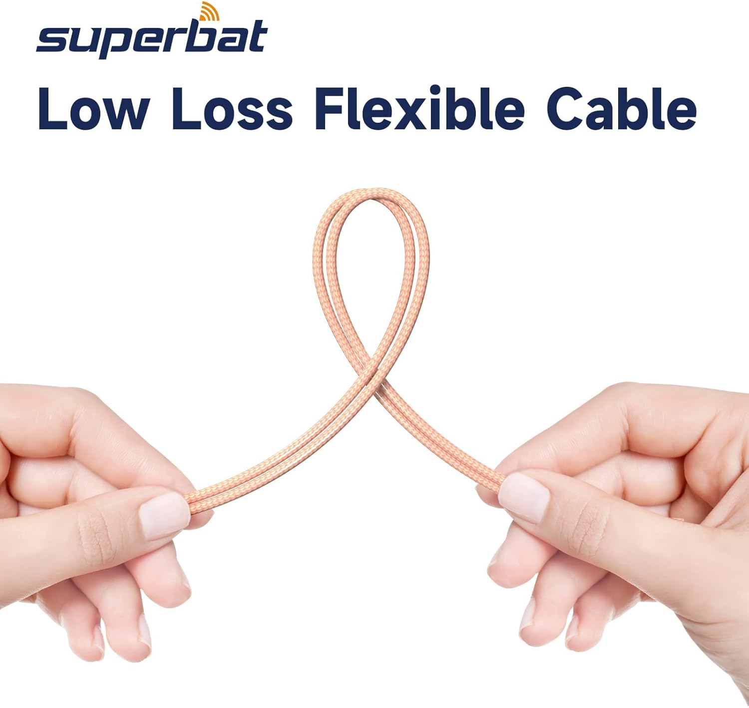 Superbat F Type Male to SMA Male Adapter Jumper 50 Ohm RG316 Coax Cable 6inch (2Pcs) for RF Applications, SDR RTL-SDR, TV Coax Cables etc.