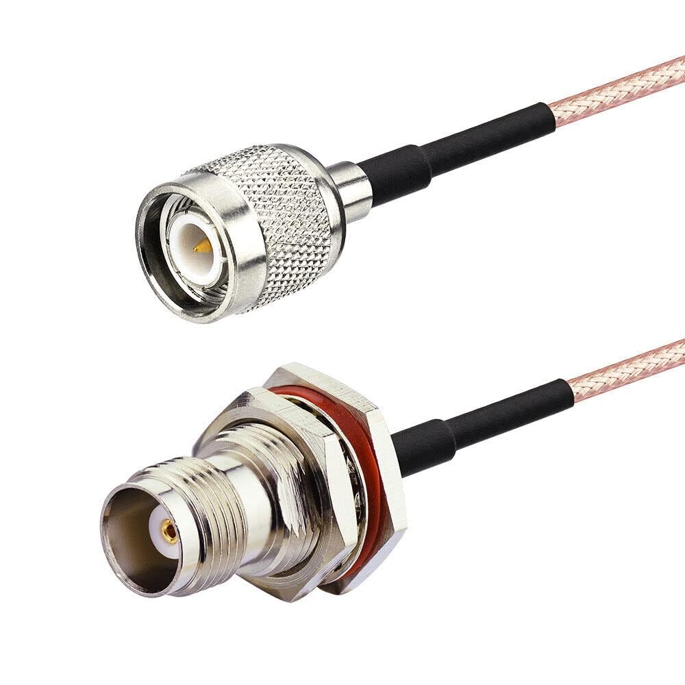 Superbat TNC Male to Female Blukhead Cable RG316 Coaxial Cable 3ft TNC Connector Jumper for RTK GPS Satellite Clock HF Antenna Amateur Radio etc.