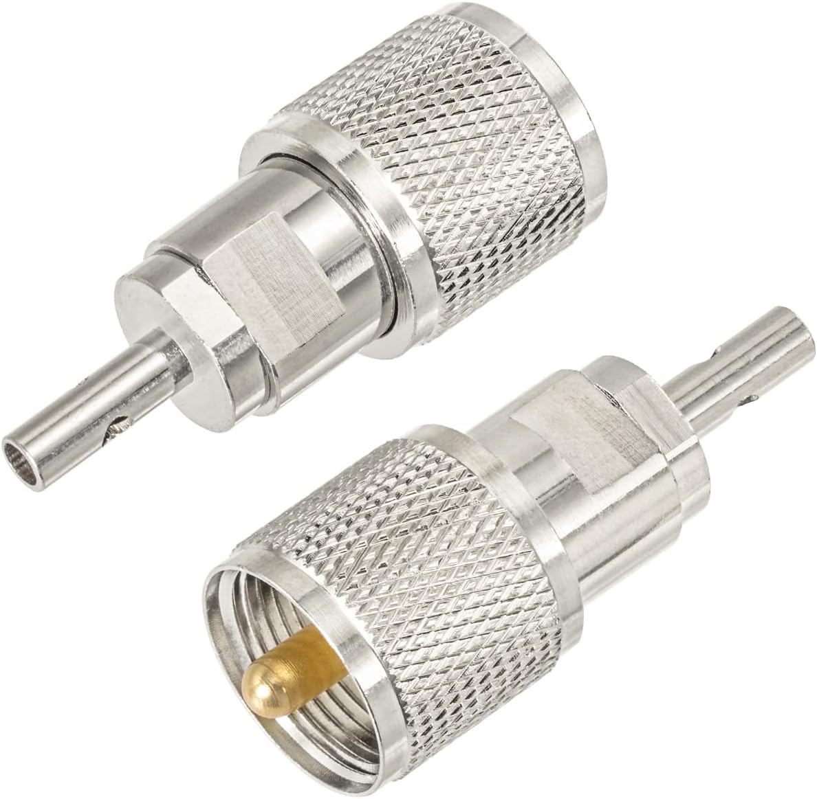 Superbat PL259 Coaxial Connectors UHF Male PL259 Solder Connector for RG316 RG174 RG188 LMR100 Coax Cable 5pcs