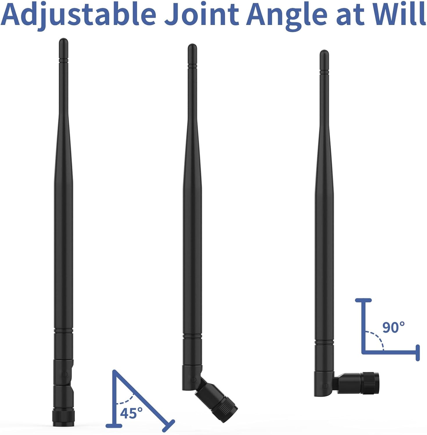 Superbat 4G LTE Cellular Trail Camera Antenna 4dBi Omni-Directional SMA Male Antenna for Spypoint Cuddeback Trail Camera Stealth Cam Tactacam Hotspot Router Security Camera etc.2pcs