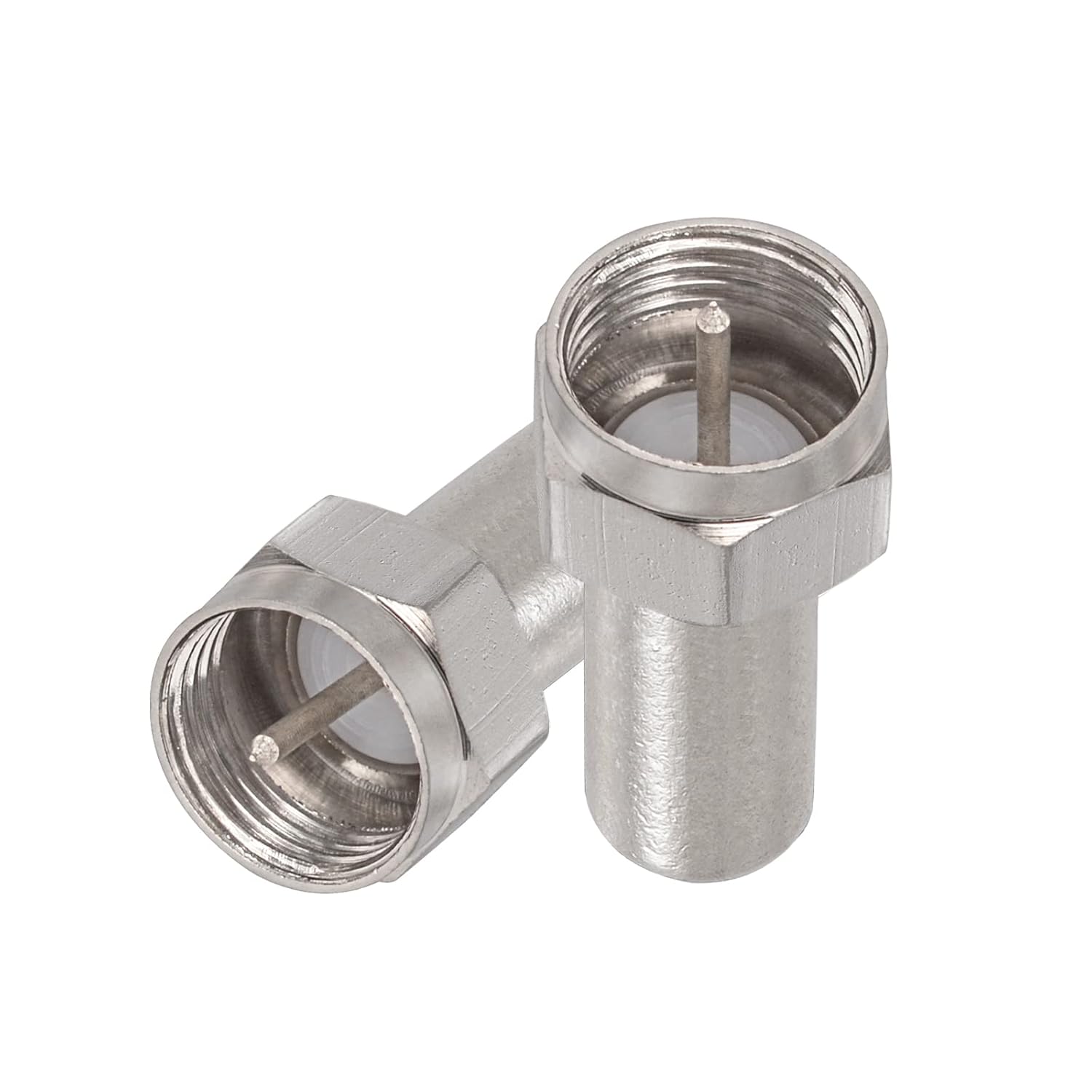 Superbat F-Type 75 Ohm Coaxial Terminator F Male Coax Cap Cover for Coax Splitter Coaxial Cable AMP TV Antenna Wall Plates 4-Pack