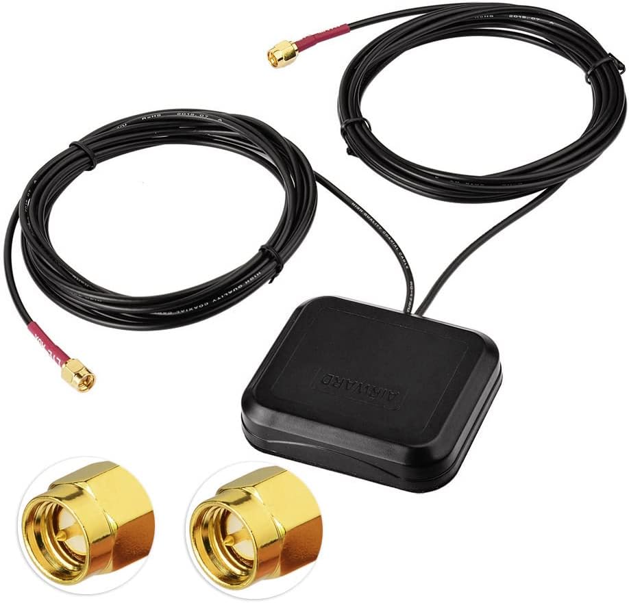 Superbat 4G LTE Antenna Dual Band MIMO Magnetic Mount Omni-Directional Dual SMA Male Antenna for Verizon AT&T T-Mobile Sprint 4G LTE Router Gateway Modem Wireless Router