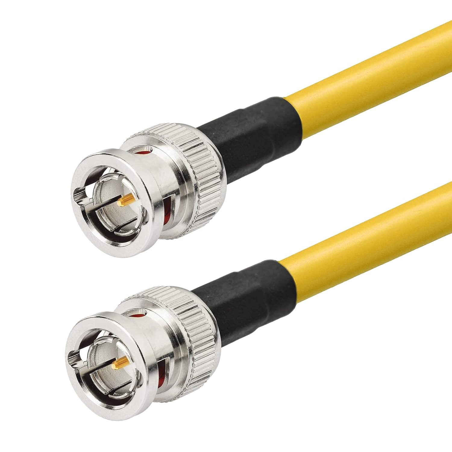 Superbat SDI Cable 3G/6G/12G SDI Cable 50ft (Belden 1694A Yellow) BNC Cable 75 ohm for Camera UHD 3G-SDI/6G-SDI/4K/8K Video Recoder Converter, Precision SDI Video Cable