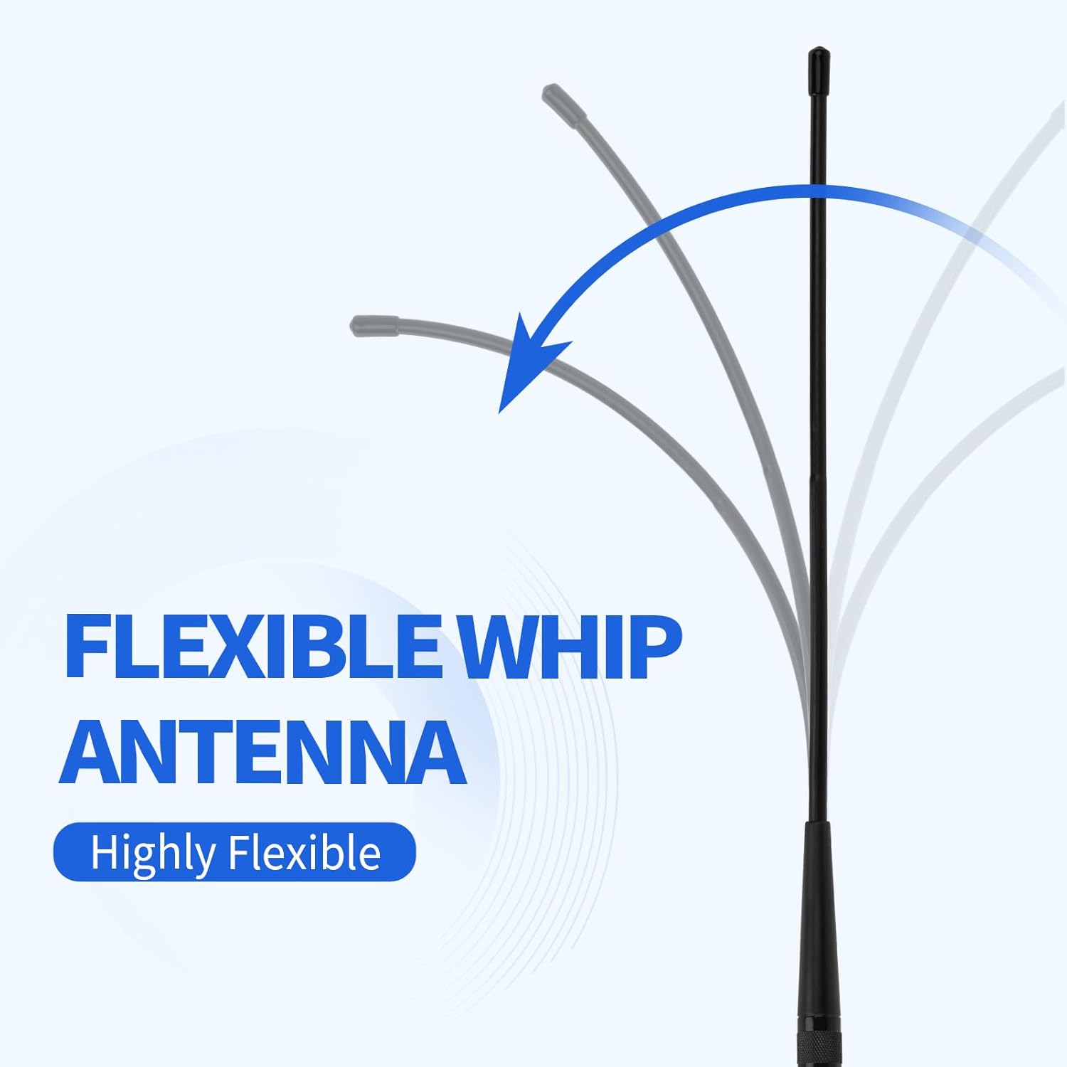 Superbat Dual Band 136-174 400-470MHz UHF VHF Radio Antenna SMA Female Whip Walkie Talkie Antenna Compatible with Baofeng UV-5R Retevis Aliunce HD1 Arcshell AR-5 Two Way Radio