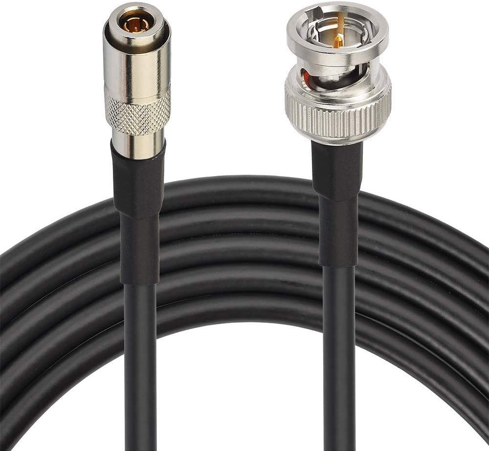 Superbat HD SDI BNC to DIN Cable, DIN 1.0/2.3 to BNC Male Cable (Belden 1855A) - 5ft - for Blackmagic BMCC/BMPCC Video Assist 4K Transmissions HyperDeck Kameras