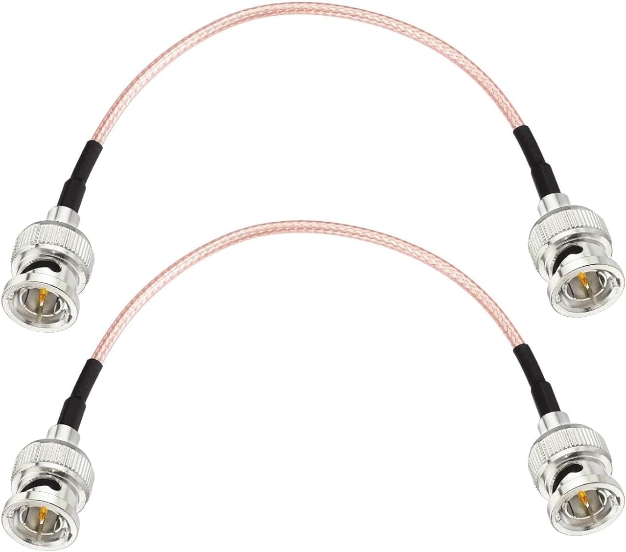 Superbat 3G HD SDI Cable BNC Jumper  75 ohm for Cameras Monitor Vedio Recorder BMCC Video Equipment Supports HD-SDI 3G-SDI 4K 8K SDI Video Cable 2Pcs